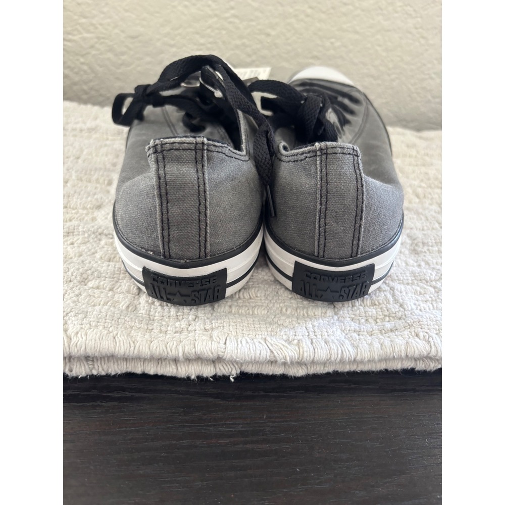 Converse All Star Low Top 9.5 Womens 7.5 Mens Gray Washed Canvas Sneakers 139759 - Picture 5 of 8